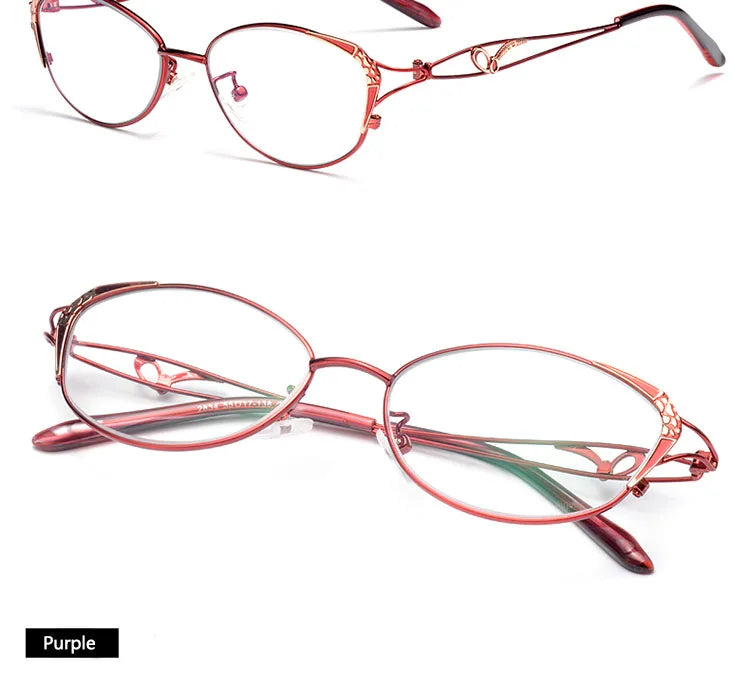 BCLEAR New Cat Eye Reading Glasses Women Fashion Presbyopic Reading Eyelasses Clear Anti-Blue Ray Computer Lenses +0.25 ~ +4.00
