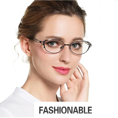 BCLEAR New Cat Eye Reading Glasses Women Fashion Presbyopic Reading Eyelasses Clear Anti-Blue Ray Computer Lenses +0.25 ~ +4.00