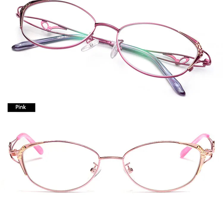 BCLEAR New Cat Eye Reading Glasses Women Fashion Presbyopic Reading Eyelasses Clear Anti-Blue Ray Computer Lenses +0.25 ~ +4.00