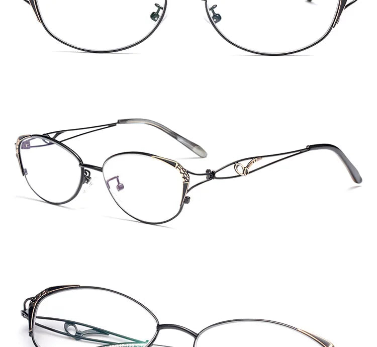 BCLEAR New Cat Eye Reading Glasses Women Fashion Presbyopic Reading Eyelasses Clear Anti-Blue Ray Computer Lenses +0.25 ~ +4.00