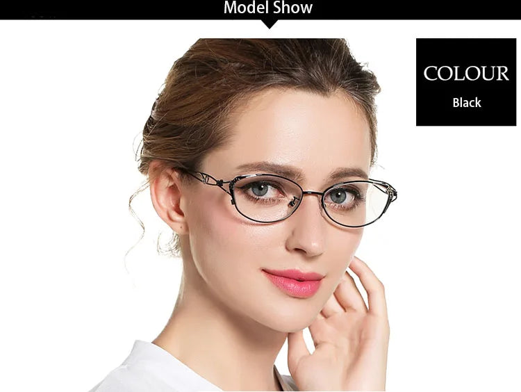 BCLEAR New Cat Eye Reading Glasses Women Fashion Presbyopic Reading Eyelasses Clear Anti-Blue Ray Computer Lenses +0.25 ~ +4.00