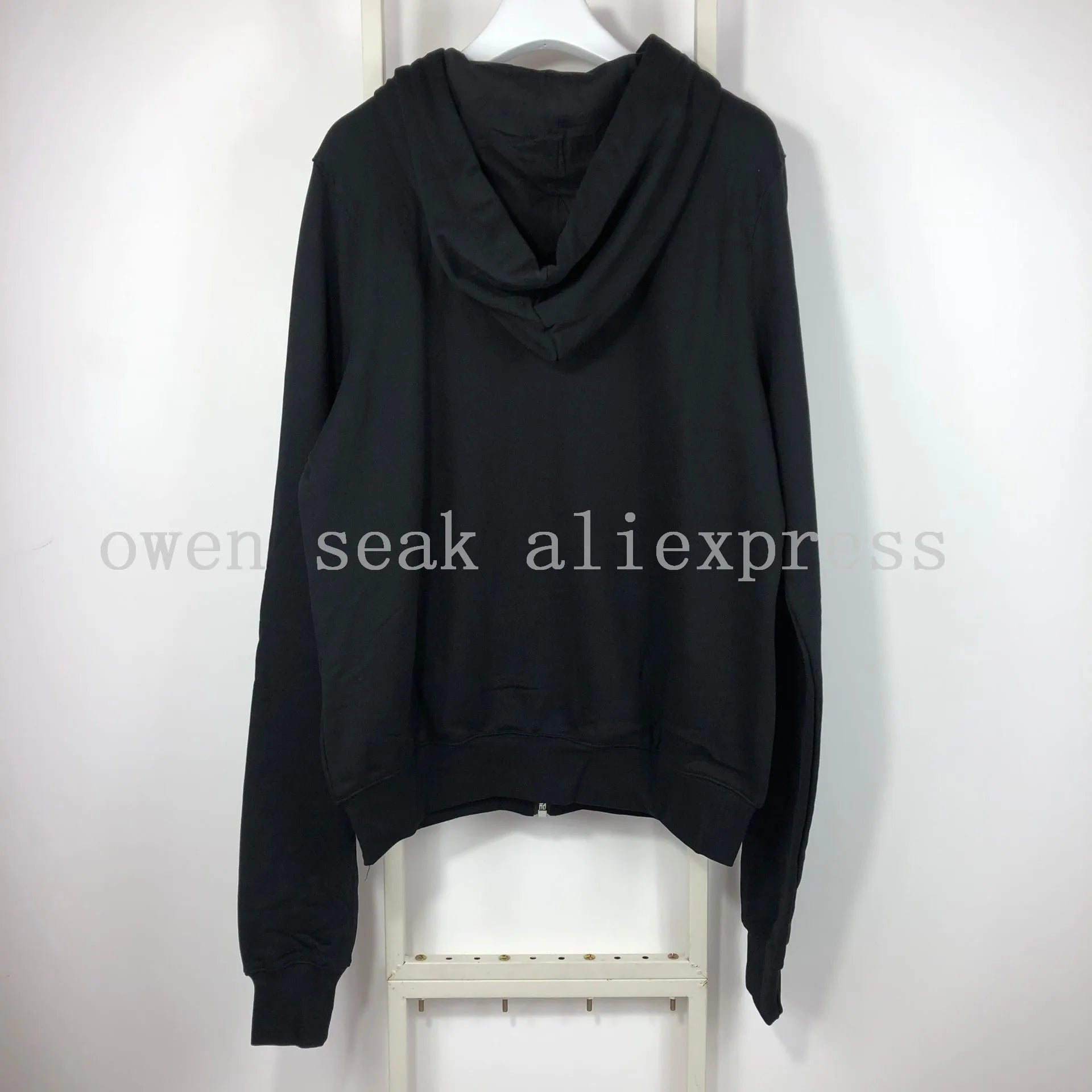 Owen Seak Men Hoodies Sweatshirts Gothic Men's Clothing Oversized Autumn High Street Hip Hop Women Black Zip Hoodies Jacket