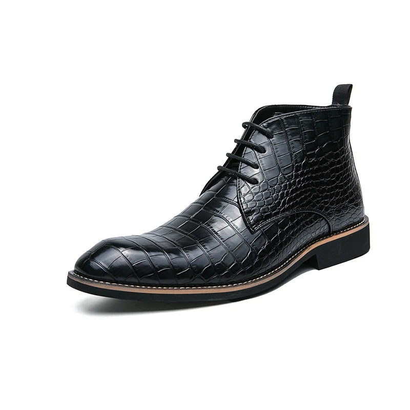 Mens Leather Designer Handmade Winter Spring Luxury Wedding Boots for Men Casual Chelsea Dress Business Formal Shoes Footwear
