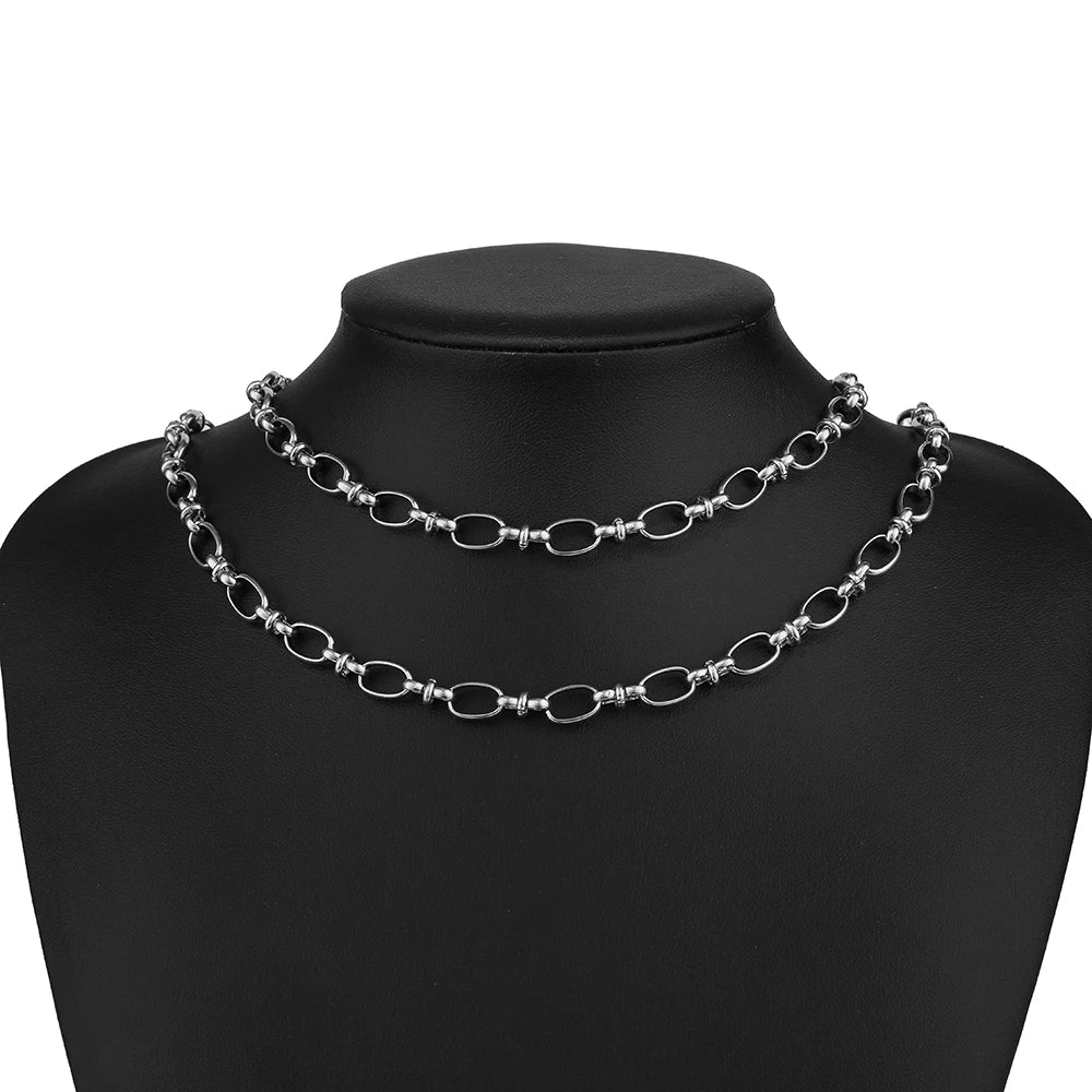 1 Meter Stainless Steel 304 Chunky Knot Big Chains DIY Jewelry Making Accessories Hip Hop Necklaces Findings Bracelets Supplies