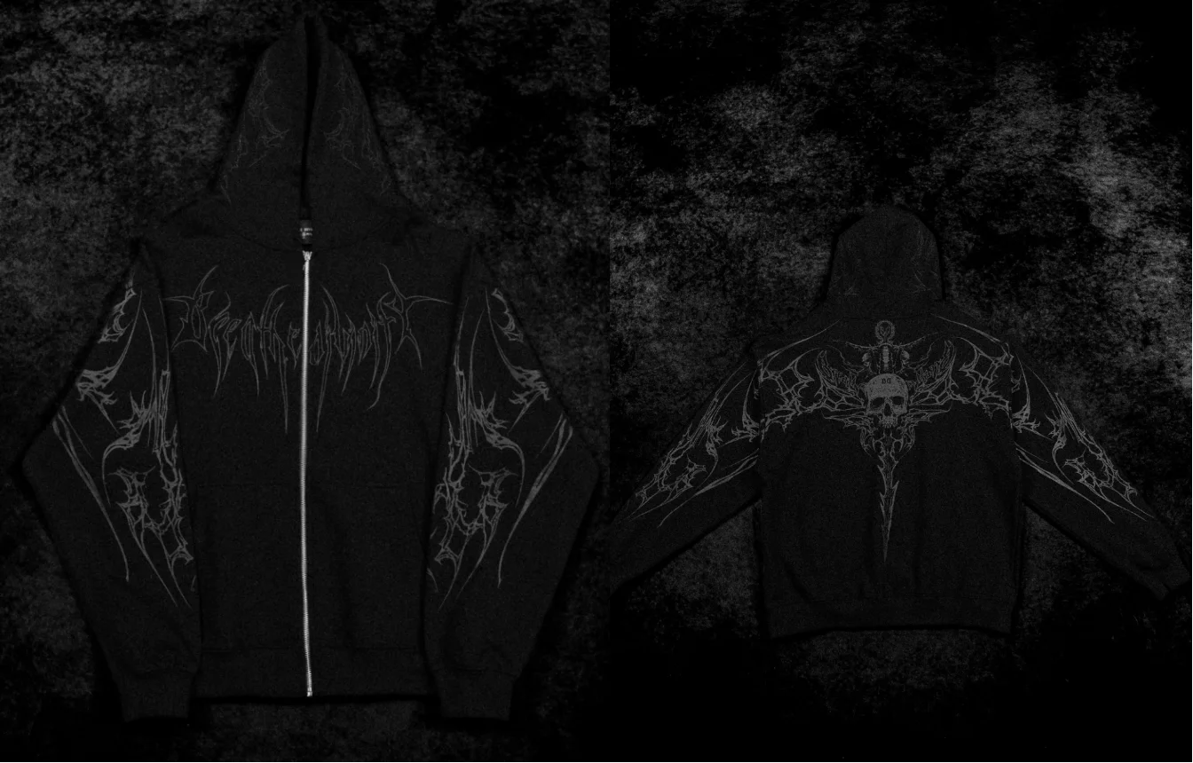 Men Women Y2K Gothic Grunge Hoodie Vintage Distressed Art Graphic Sweatshirt Oversize Streetwear Hip Hop Darkwear Pullover US