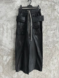 Owen Seak Men Oil wax Denim Jeans Classic Gothic Men's Coated Casual High Street Straight Hip Hop Women Solid Jeans Loose Pants