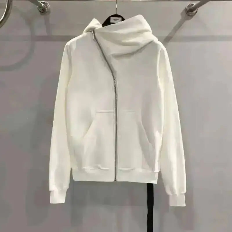 HKSH Men's Tide Punk Dark Autumn Winter New RO Style Wizardry Zipper Women's Fashion Cotton Sweatshirt Chic Coats Hoodies HK0530
