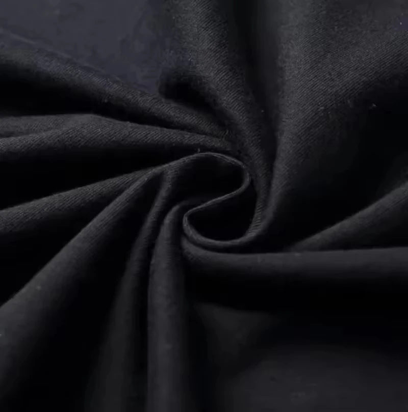 Minimalist Tee for Men Black Cotton Oversized Silhouette Designer Streetwear Breathable ComfortableEssential SummerWardrobePiece