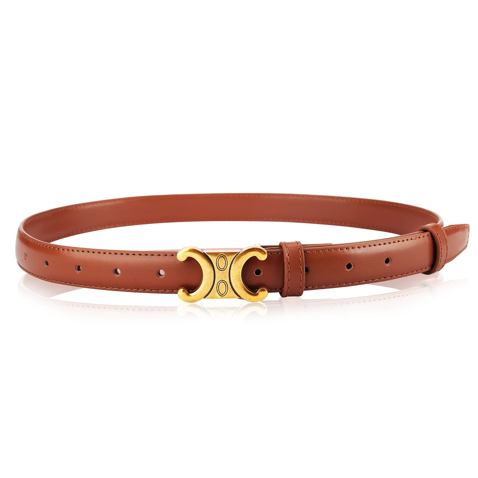 Luxury women's belts fashionable and versatile designer belts retro belts to match dresses and jeans