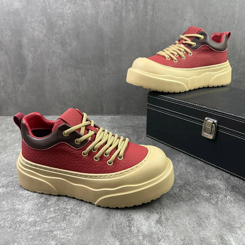 Winter Outdoor Leather Men Boots Ankle Boots Lightweight Couple Casual Boots Classic Handmade Boots Designer Women Work Boots