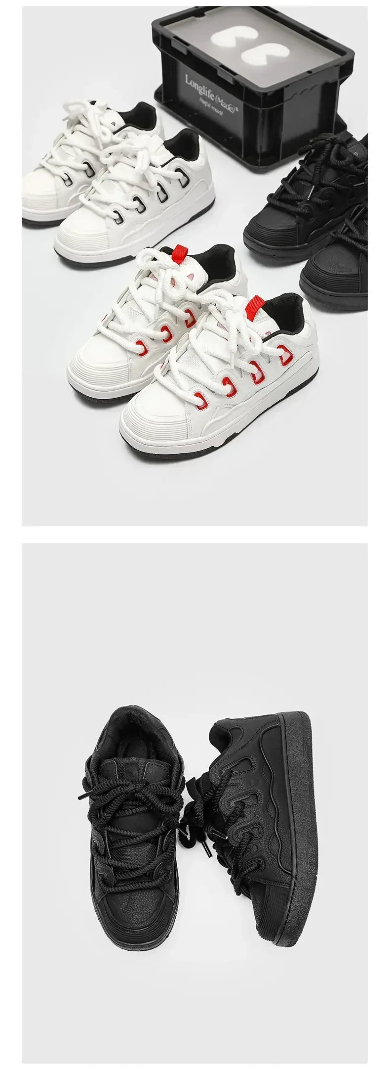 Trendy men's shoes, outdoor sports new thick-soled breathable casual shoes, non-slip and comfortable running shoes, tennis shoes