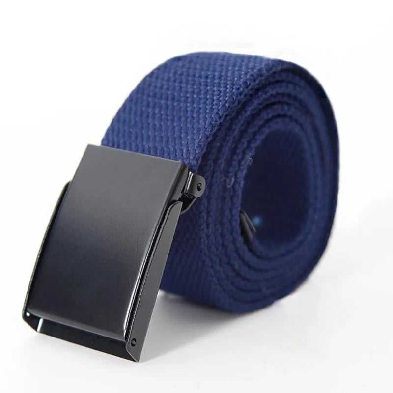 Men's Belt Fashion New Unisex Trousers Belt Women's Belt Canvas Belt Breathable Outdoor Tactical for Jeans Adjustable Waist Belt