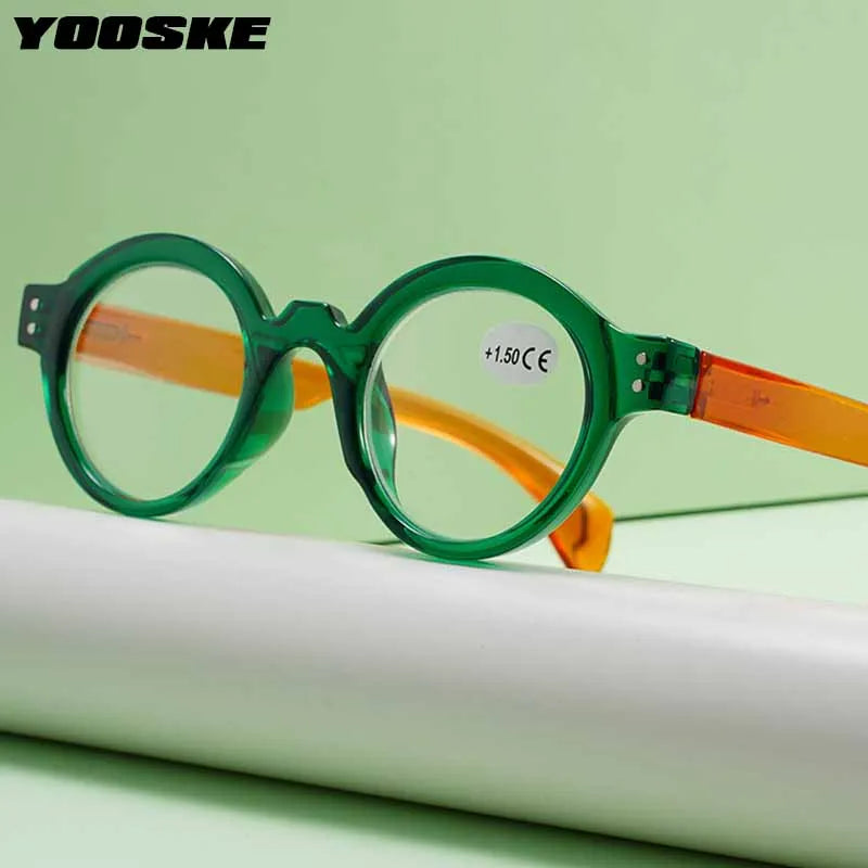 YOOSKE Trendy Design Reading Glasses Style Fashion Anti-Blue Light High Quality Prescription Eyeglasses Brand
