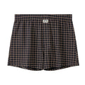 Men's Aro Shorts Underwear Fashion Plaid Boxers Cotton Loose Thin Breathable Underpants Pouch Home Pajamas Knickers Slip Homme