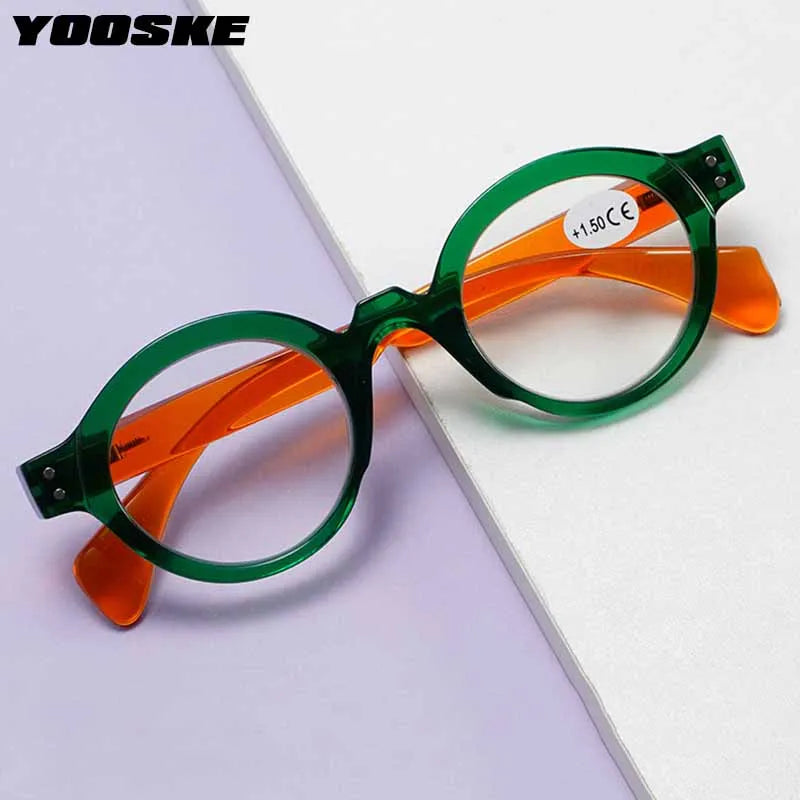 YOOSKE Trendy Design Reading Glasses Style Fashion Anti-Blue Light High Quality Prescription Eyeglasses Brand