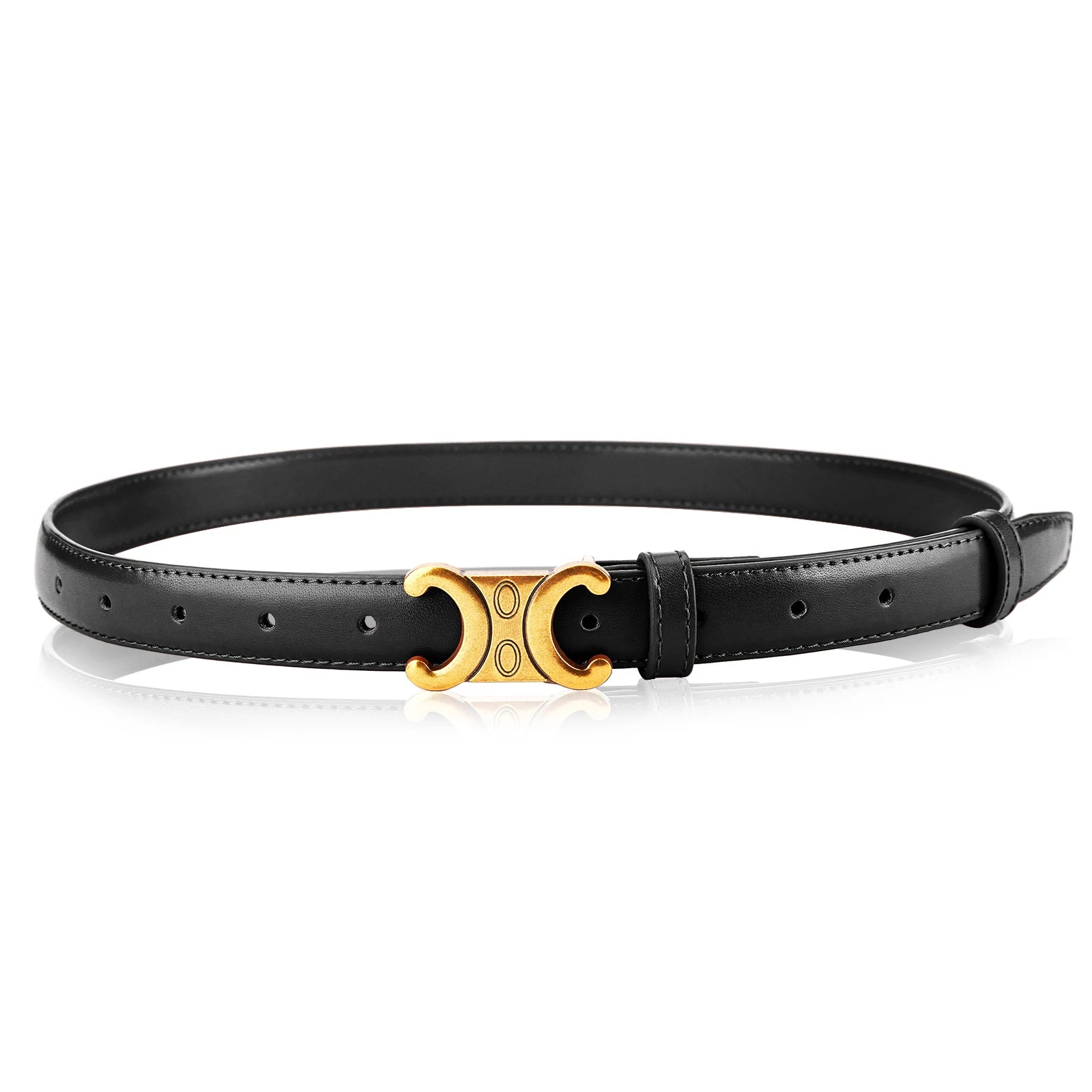 Luxury women's belts fashionable and versatile designer belts retro belts to match dresses and jeans