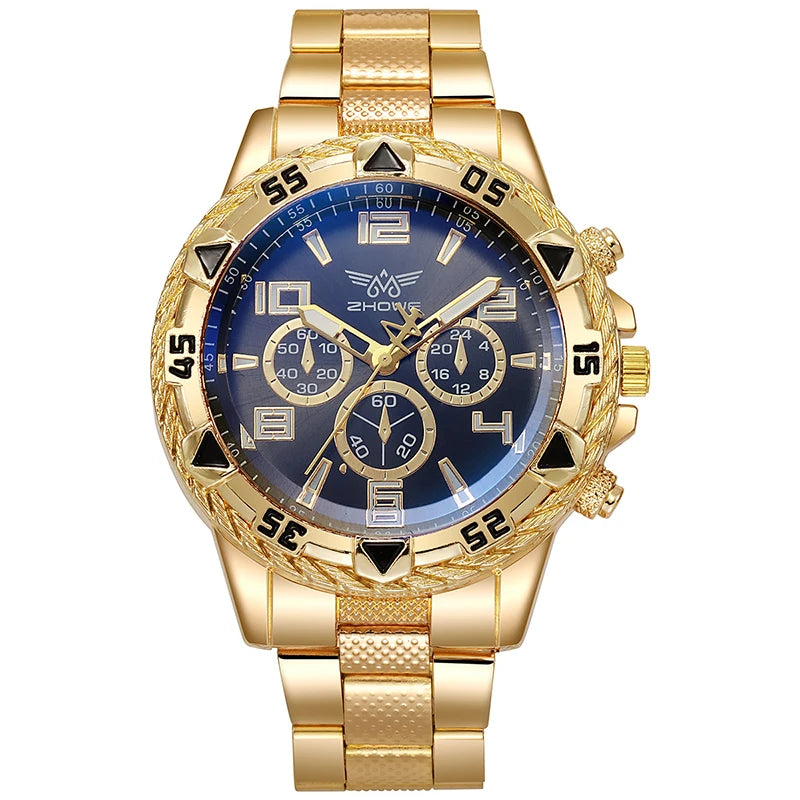 Mens Reloj Luxury Brand Watches For Mens Fashion High Quality Luxury Simple WristWatch Business Full Steel Sports Male Clock