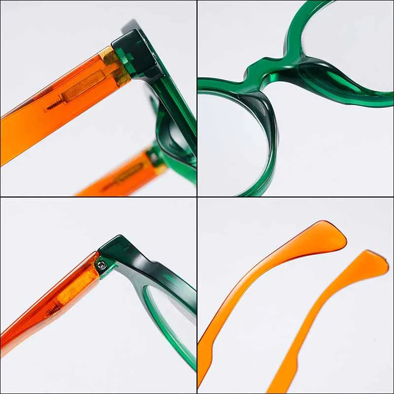 YOOSKE Trendy Design Reading Glasses Style Fashion Anti-Blue Light High Quality Prescription Eyeglasses Brand
