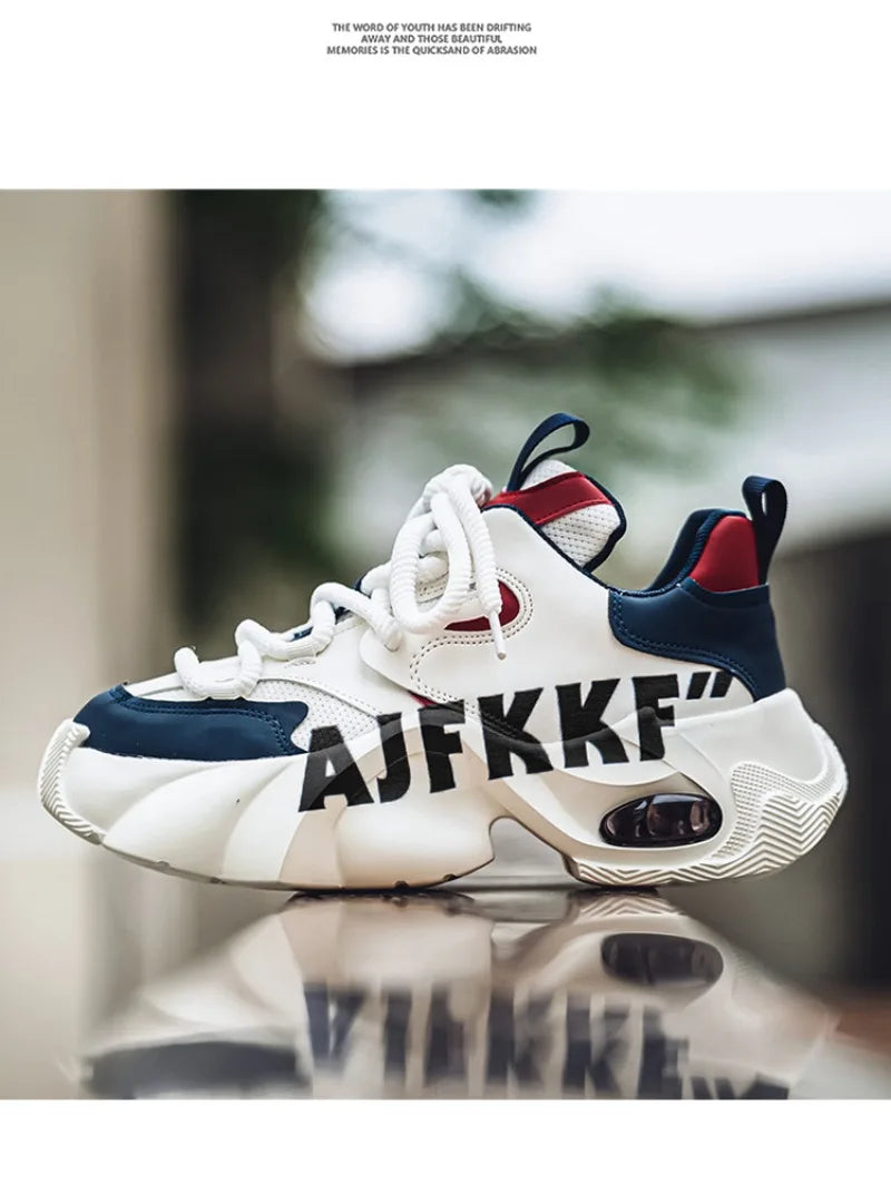 Sneakers for Men Fashion Versatile Men Comfortable Casual Shoes Thick-soled Height-increasing Men Shoes Tênis Zapatillas Deporte