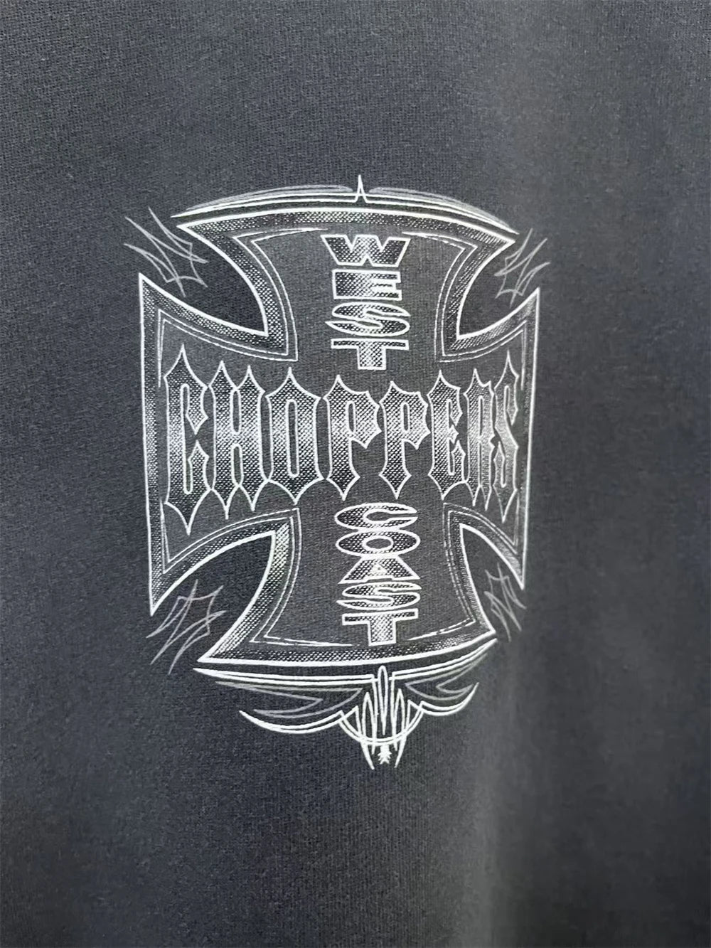 Vintage West Coast Choppers 25SS Rare Edition Long Sleeves T Shirt Men Women Iron Cross Tee Tops T-Shirts