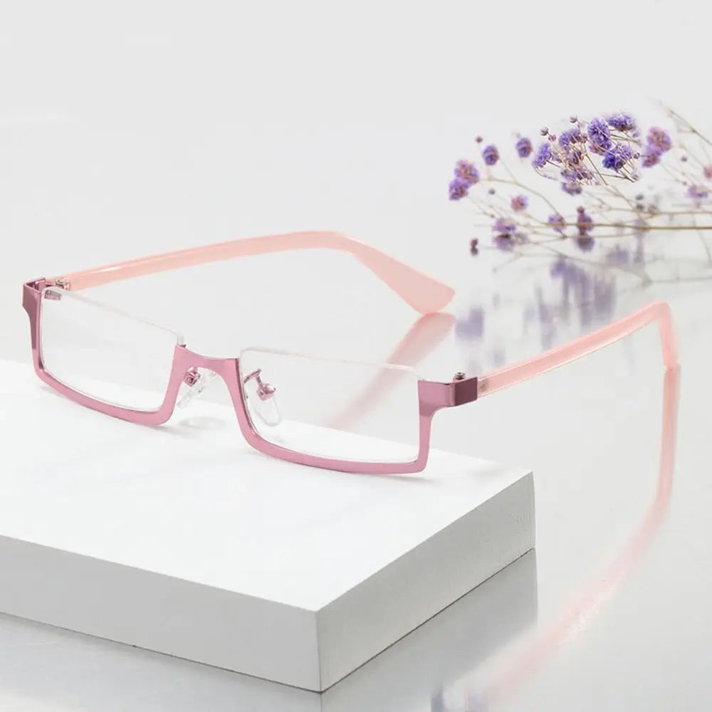 Classic Blue Ray Blocking Anti-Blue Light Glasses Eye Protection Metal Computer Goggles Ultralight Square Eyeglasses Men Women