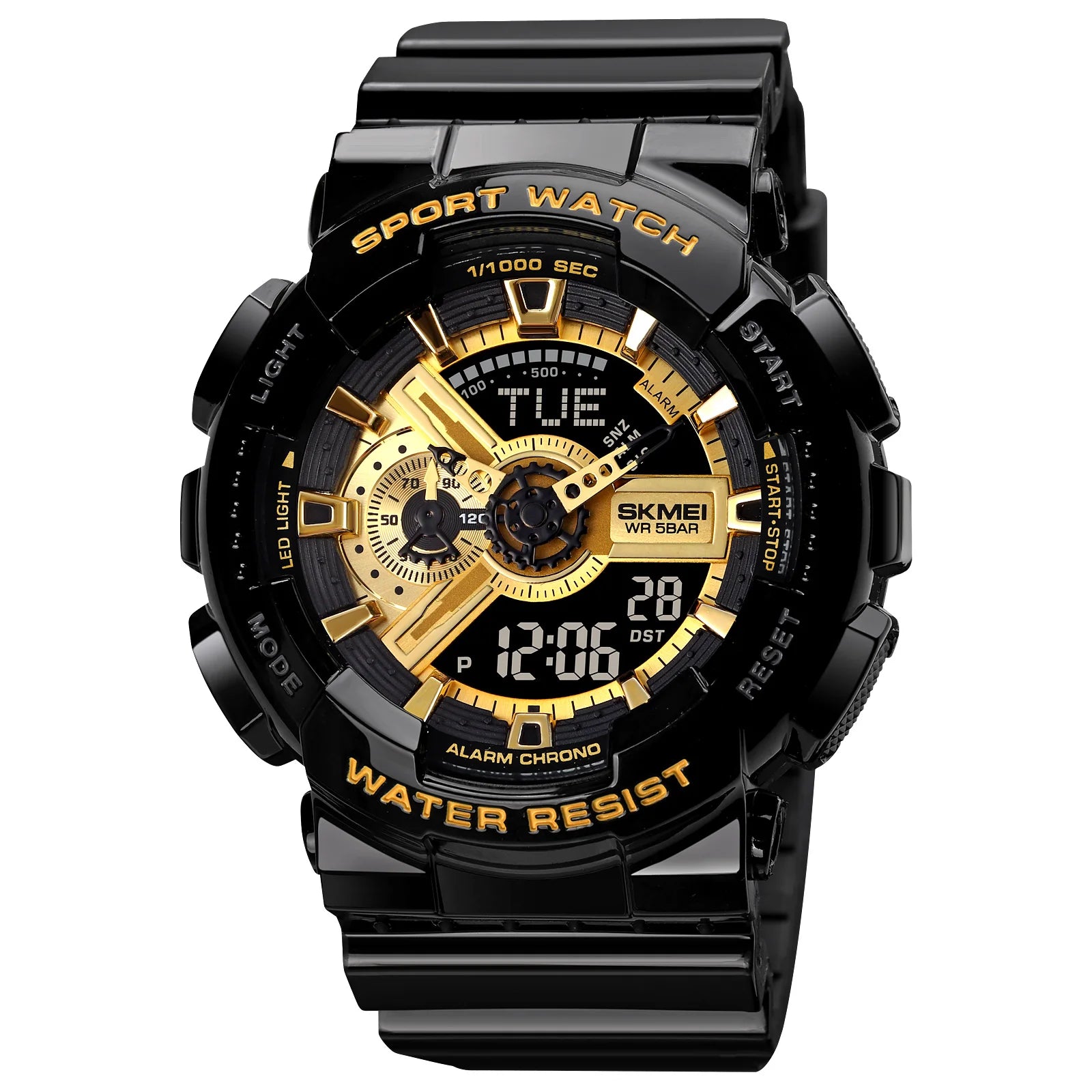 SKMEI World Time LED Light Digital Electronics Watches For Men Women Sports Quartz Watch Waterproof Wristwatches Horloges Mannen