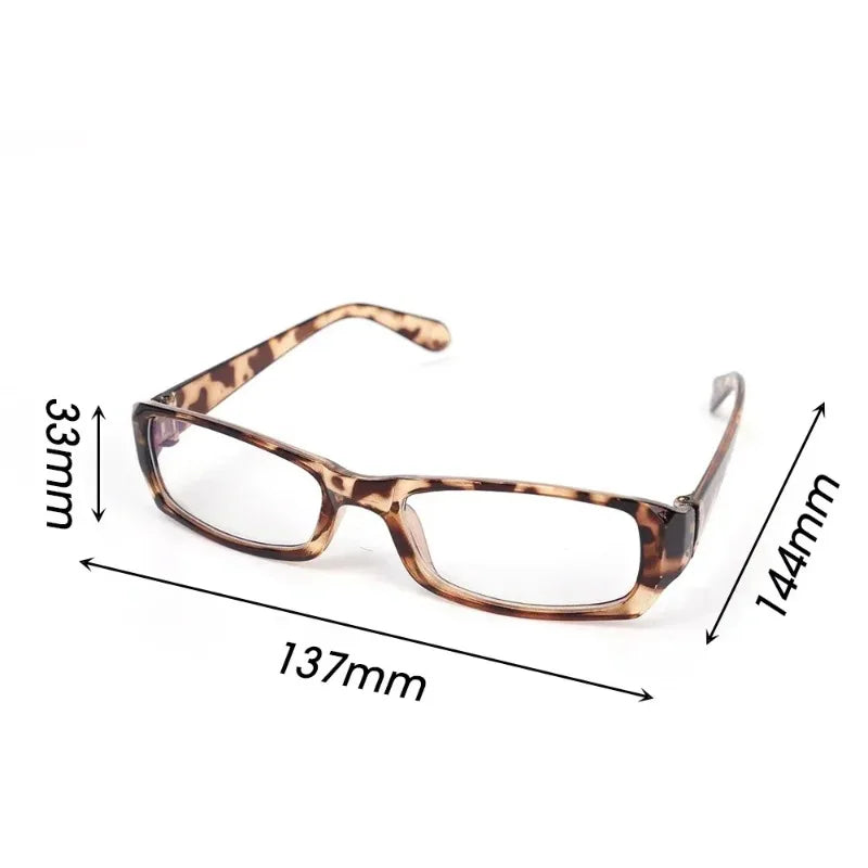 Small Square Frame Glasses Women Retro Harajuku Eyeglasses Clear Reading Spectacle Blue Light Blocking Eyewears
