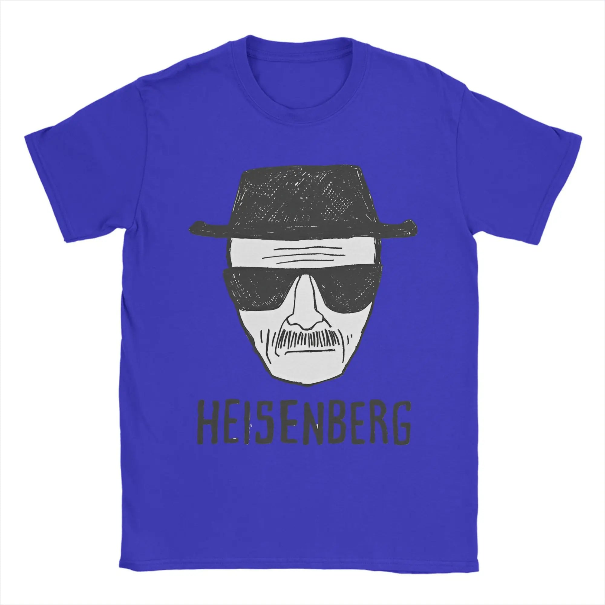 Breaking Bad  Heisenberg Drawing Merch Men Women T Shirt 100% Cotton Tee Printed  Tops T-shirt