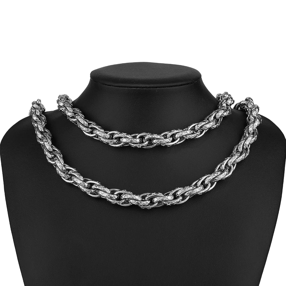 1 Meter Stainless Steel 304 Chunky Knot Big Chains DIY Jewelry Making Accessories Hip Hop Necklaces Findings Bracelets Supplies