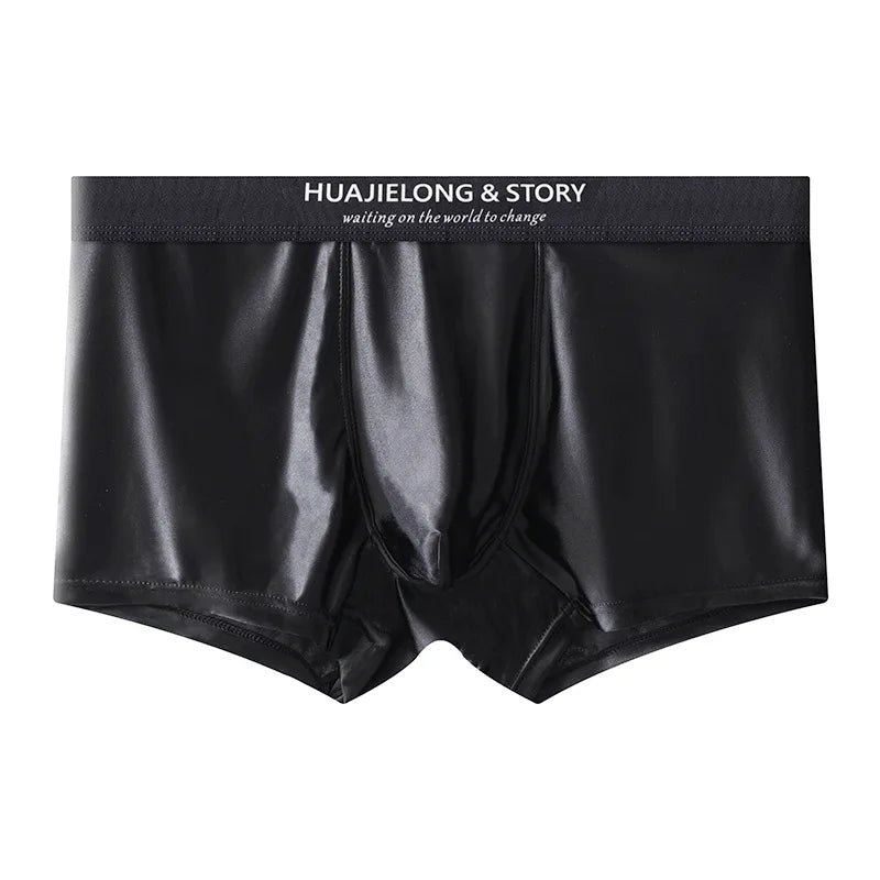 EXILIENS Soft Gloss 1pcs/3pcs Boxer Men Underwear Hot Underpant Mens Boxers Masculinas BoxerShorts Man Panties Size L-3XL A6505