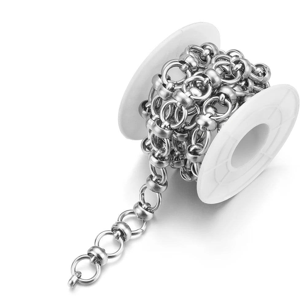 1 Meter Stainless Steel 304 Chunky Knot Big Chains DIY Jewelry Making Accessories Hip Hop Necklaces Findings Bracelets Supplies