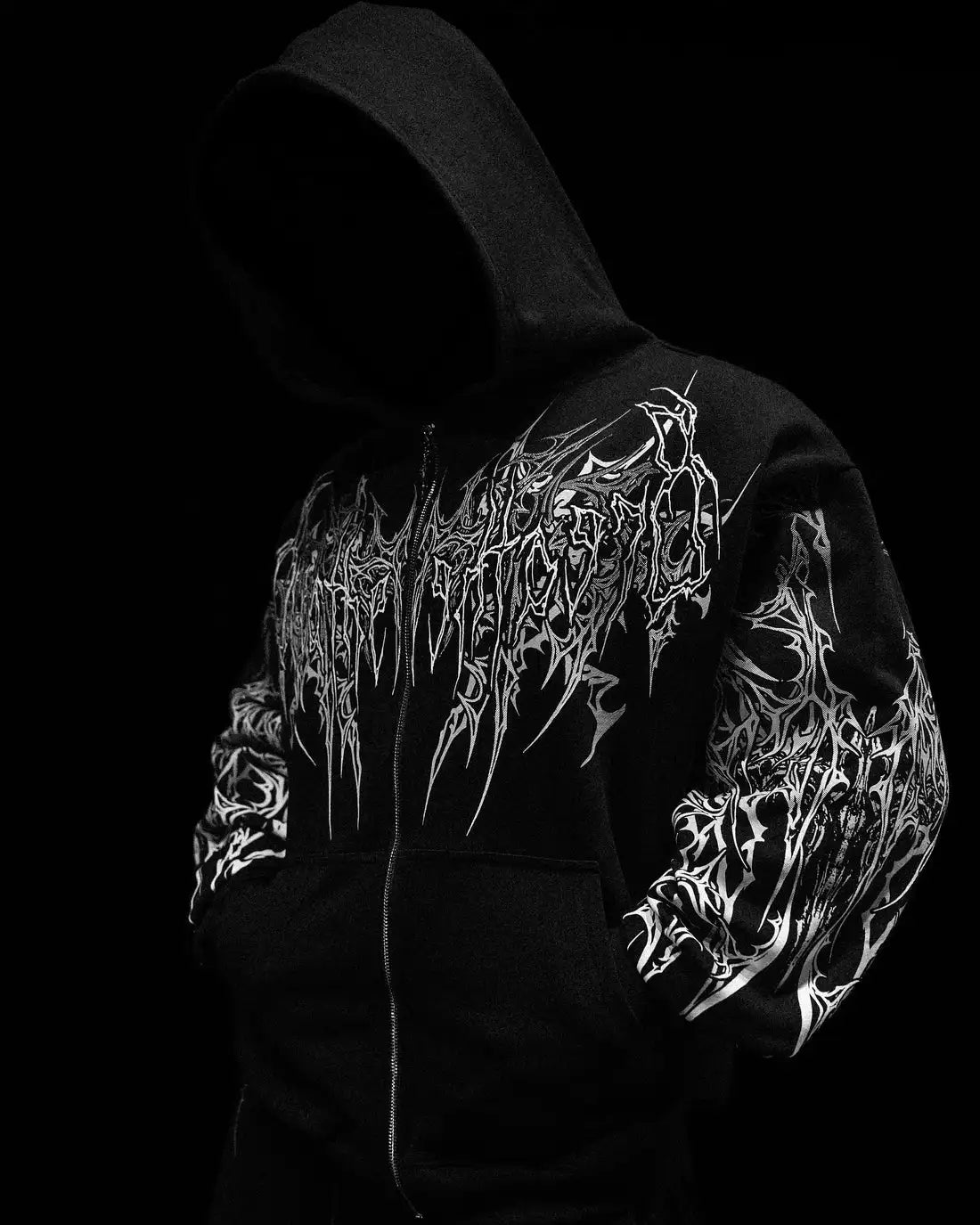 Men Women Y2K Gothic Grunge Hoodie Vintage Distressed Art Graphic Sweatshirt Oversize Streetwear Hip Hop Darkwear Pullover US