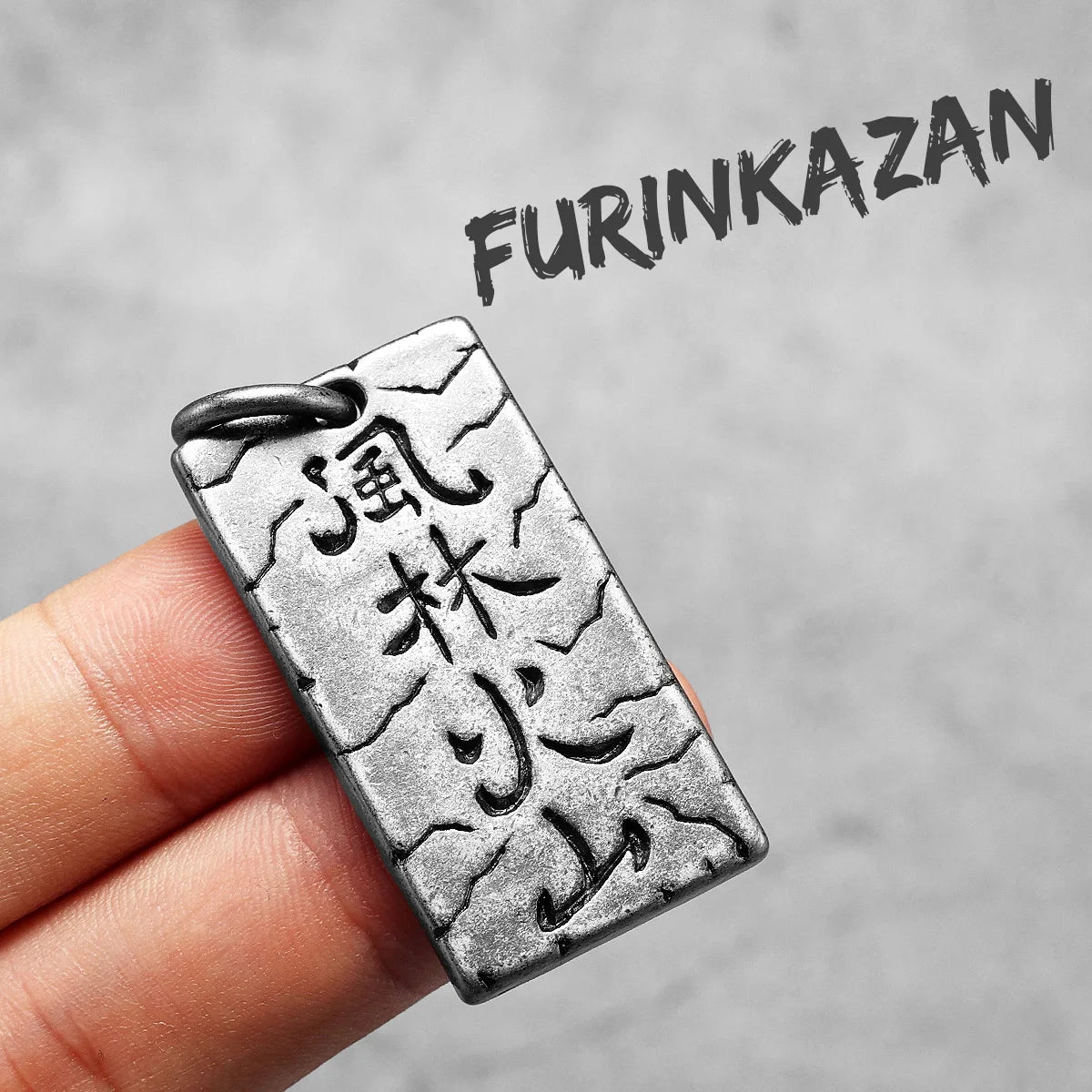 Sun Tzu's Art of War Furinkazan Stainless Steel Men Necklaces Pendant Chain Punk Rock Vintage For Women Jewelry Gifts Wholesale
