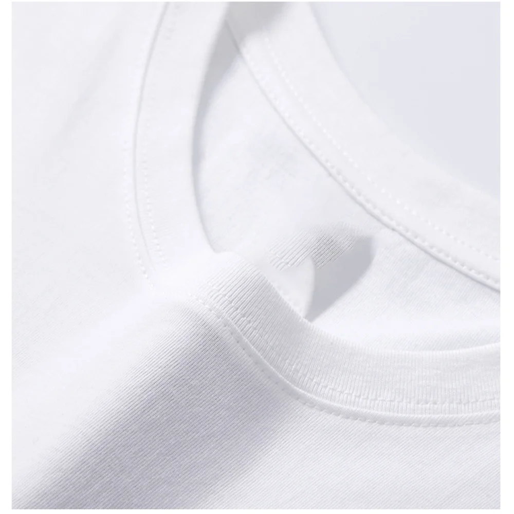 Fashionable men's pattern printed T-shirt, 100% cotton loose short-sleeved high-quality casual T-shirt