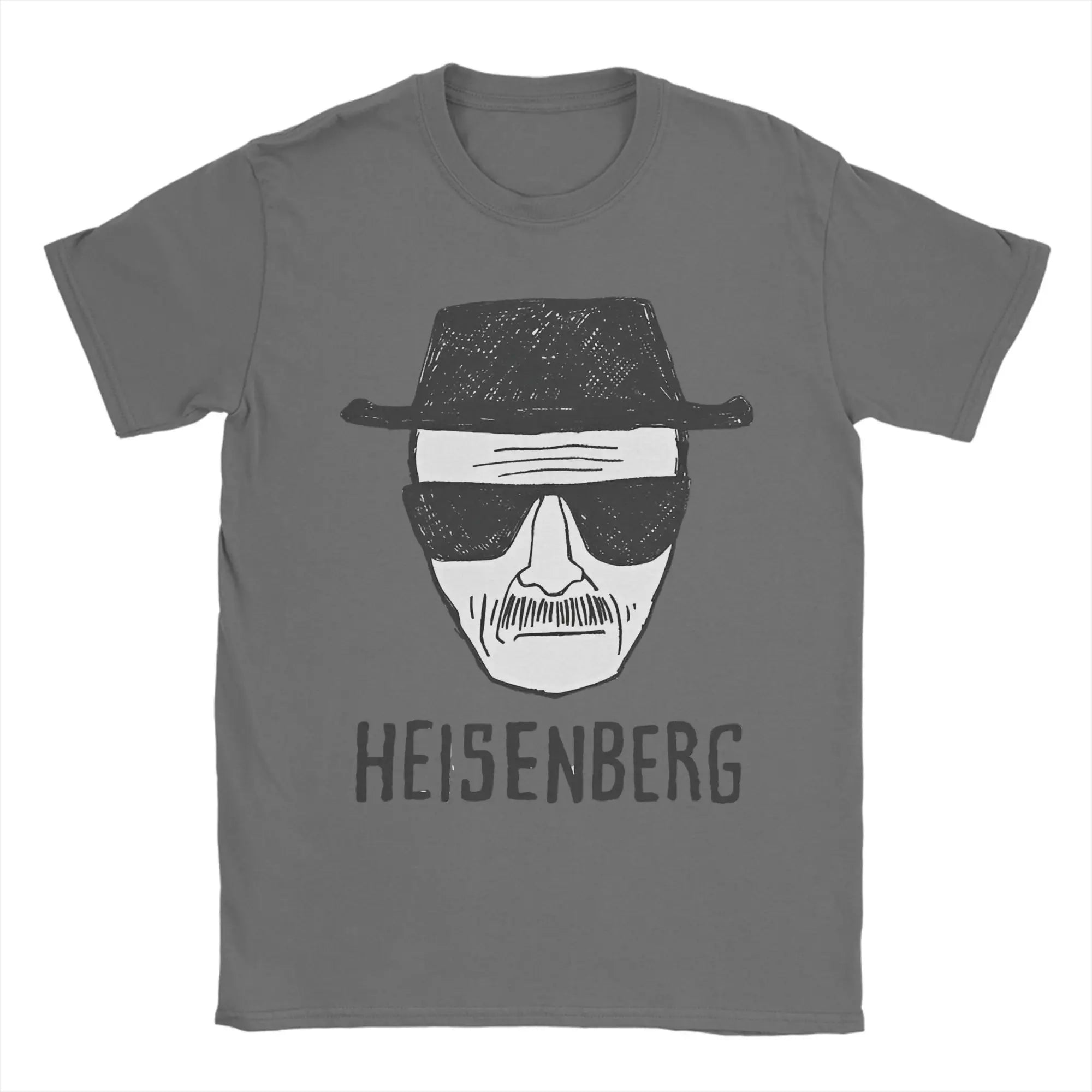 Breaking Bad  Heisenberg Drawing Merch Men Women T Shirt 100% Cotton Tee Printed  Tops T-shirt