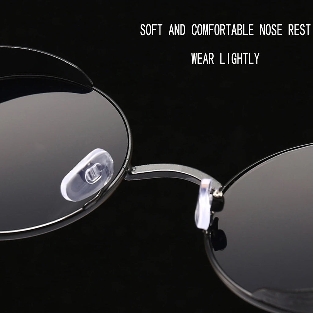 Retro Punk Sunglasses Round Anti Reflective Sun Glasses Men and Women Driving UV Protection Glasses UV400 Eyewear