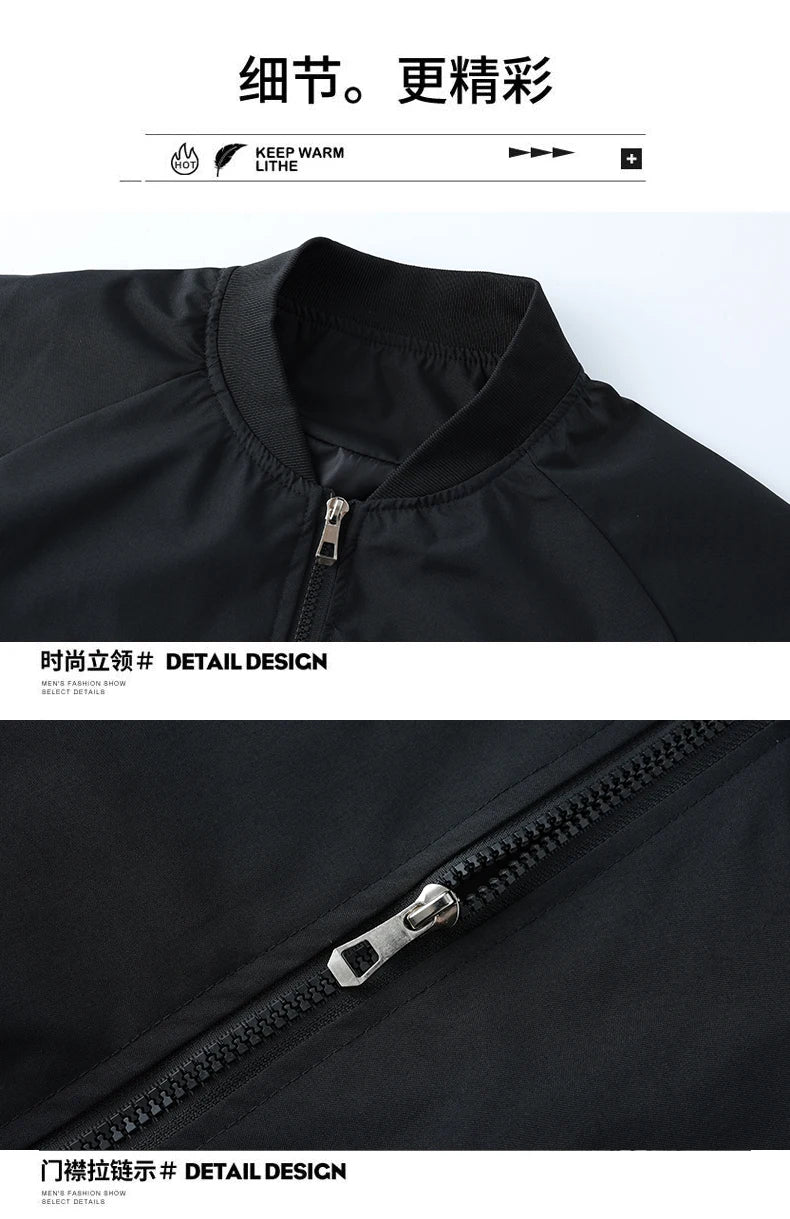 Mens Jacket Spring Autumn Outdoor Sports Casual Coats Men Waterproof Breathable Men Clothing Bomber Jacket Men Varsity Jacket