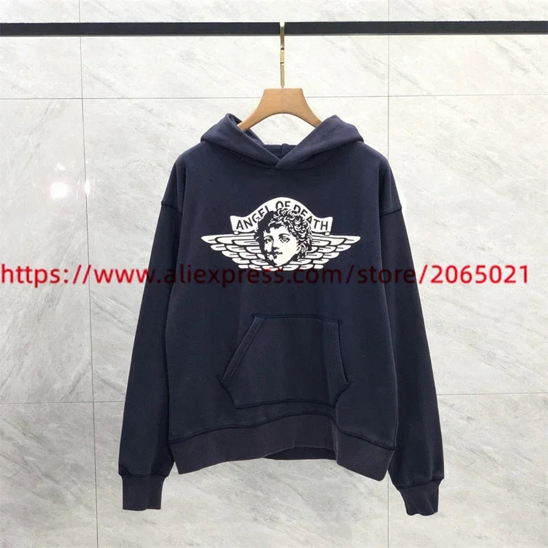 Sanskrit Printing Apricot Saint Sweatpants Men Women Jogger Drawstring Pants