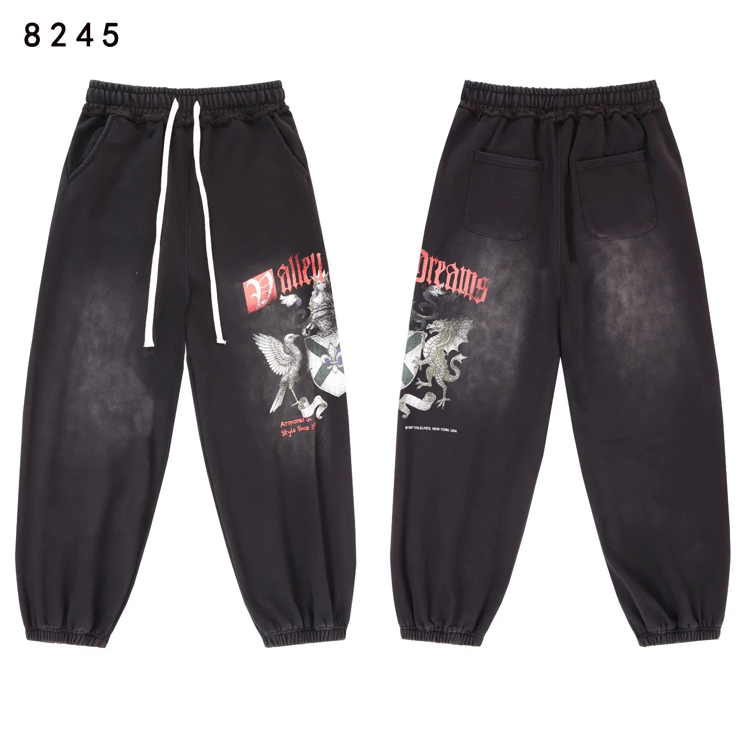 New Fashion Autumn Graffiti Letter Print Terry Hooded Hoodies for Men and Women Pullover Hip Hop Loose Cotton Sweatshirts