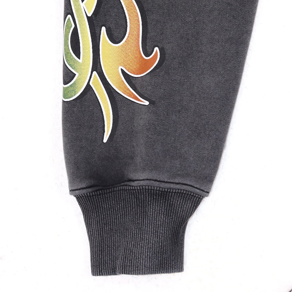 New Fashion Autumn Graffiti Letter Print Terry Hooded Hoodies for Men and Women Pullover Hip Hop Loose Cotton Sweatshirts