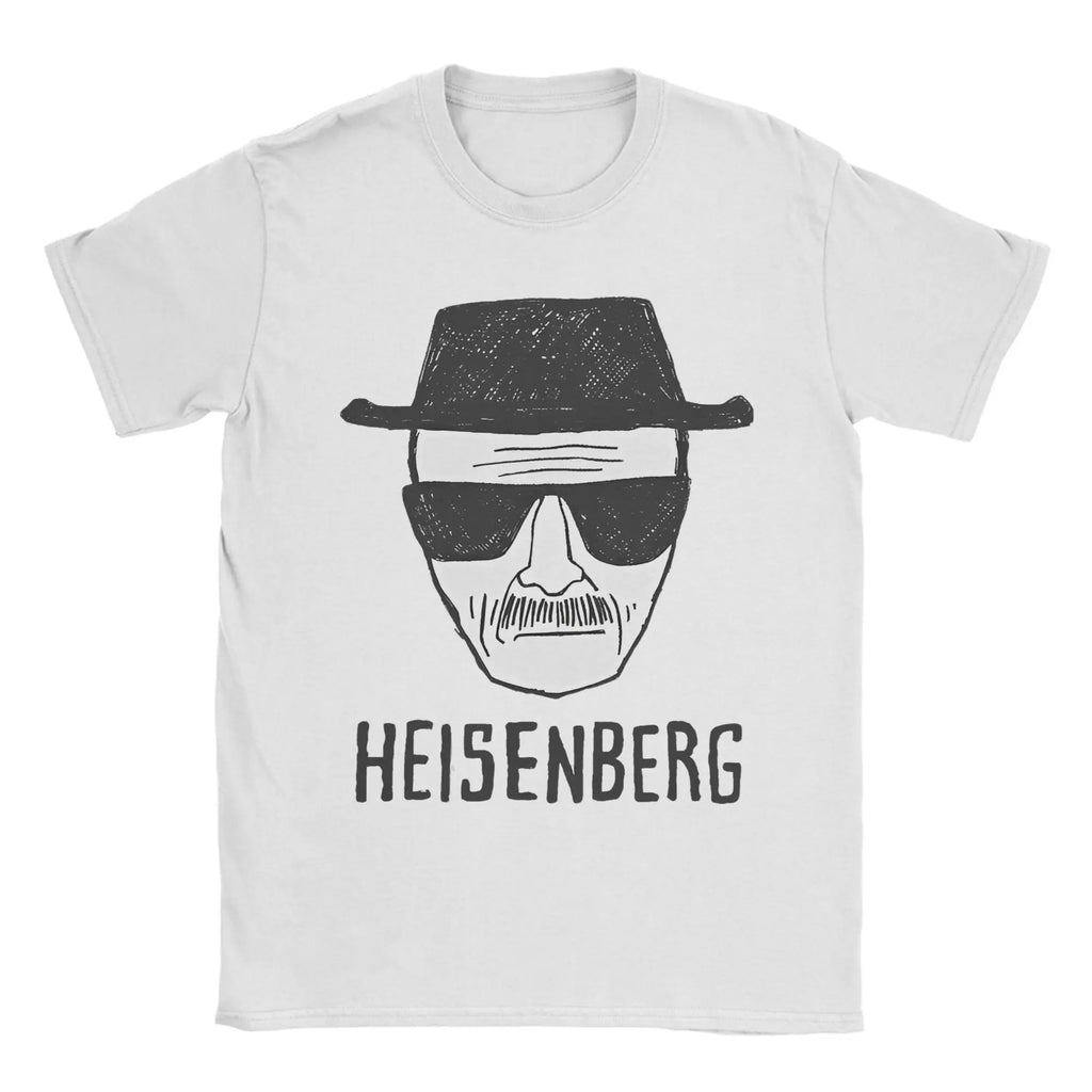 Breaking Bad  Heisenberg Drawing Merch Men Women T Shirt 100% Cotton Tee Printed  Tops T-shirt