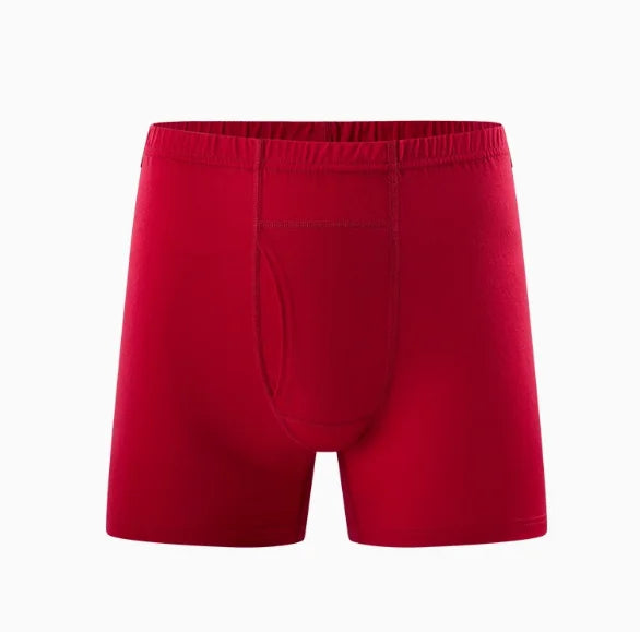 Men's 100% Merino Wool Boxer Briefs Outdoor Sports Long Leg Men Underwear Boxers Soft Breathable No Odor Man Boxershorts