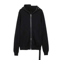 HKSH Spring Autumn New Men's RO Style Shark Hat Chic 4 Eyes Zipper Hooded Fashion Coat Dark Punk Hoodies Tide Sweatshirt HK0967