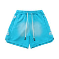 Godspeed American High Street Summer Sport Casual Embroidered Heavy Wa Pure Cotton Dstring orts Straight Leg Pants