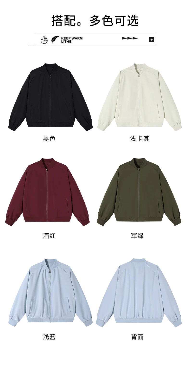 Mens Jacket Spring Autumn Outdoor Sports Casual Coats Men Waterproof Breathable Men Clothing Bomber Jacket Men Varsity Jacket