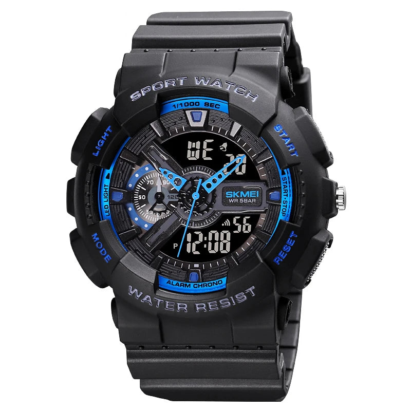 SKMEI 1688 LED Light Digital Electronic Watches Men Women Business Quartz Watch Waterproof Alarm Clock Wristwatch Horloges