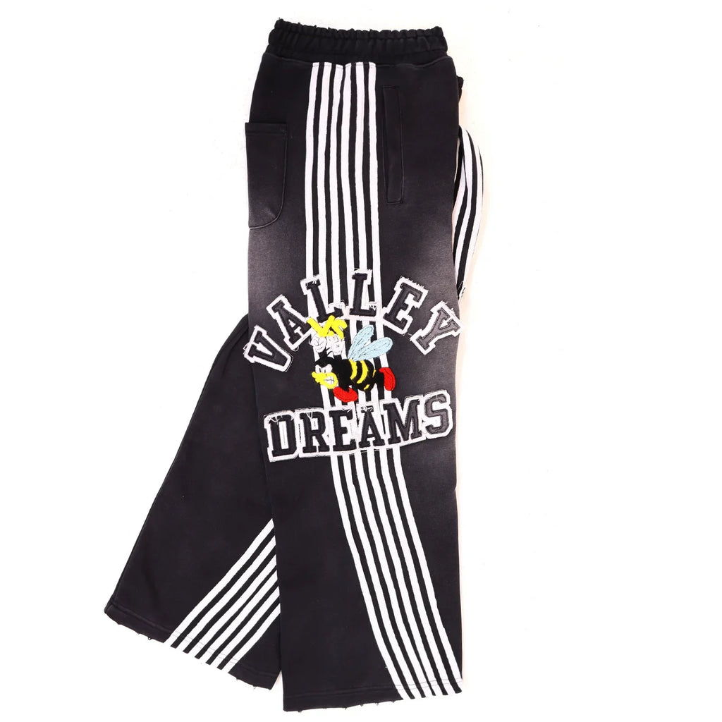 25ss High Quality Vale Washed Distressed  Hoodies Sweatpants Clothes Men Women Winter Autumn Casual Loose VALLEY  Pants