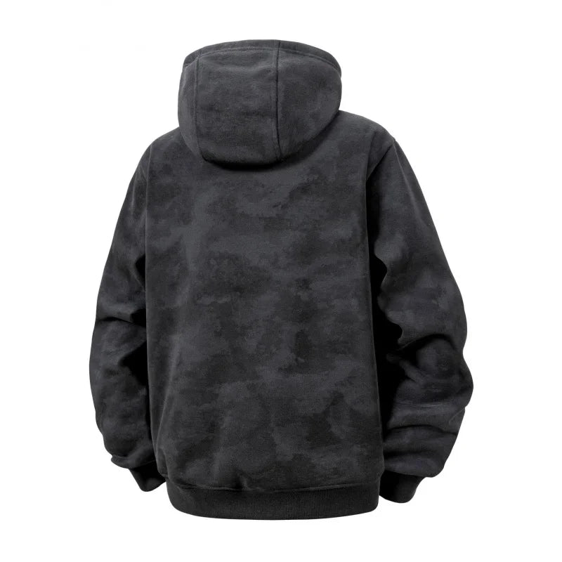 Man Hoodie Autumn European-Size Jacket Hooded Sweatshirt Men'S Spring And Autumn Top Women'S Bag Fishing Blouse Zip-Up
