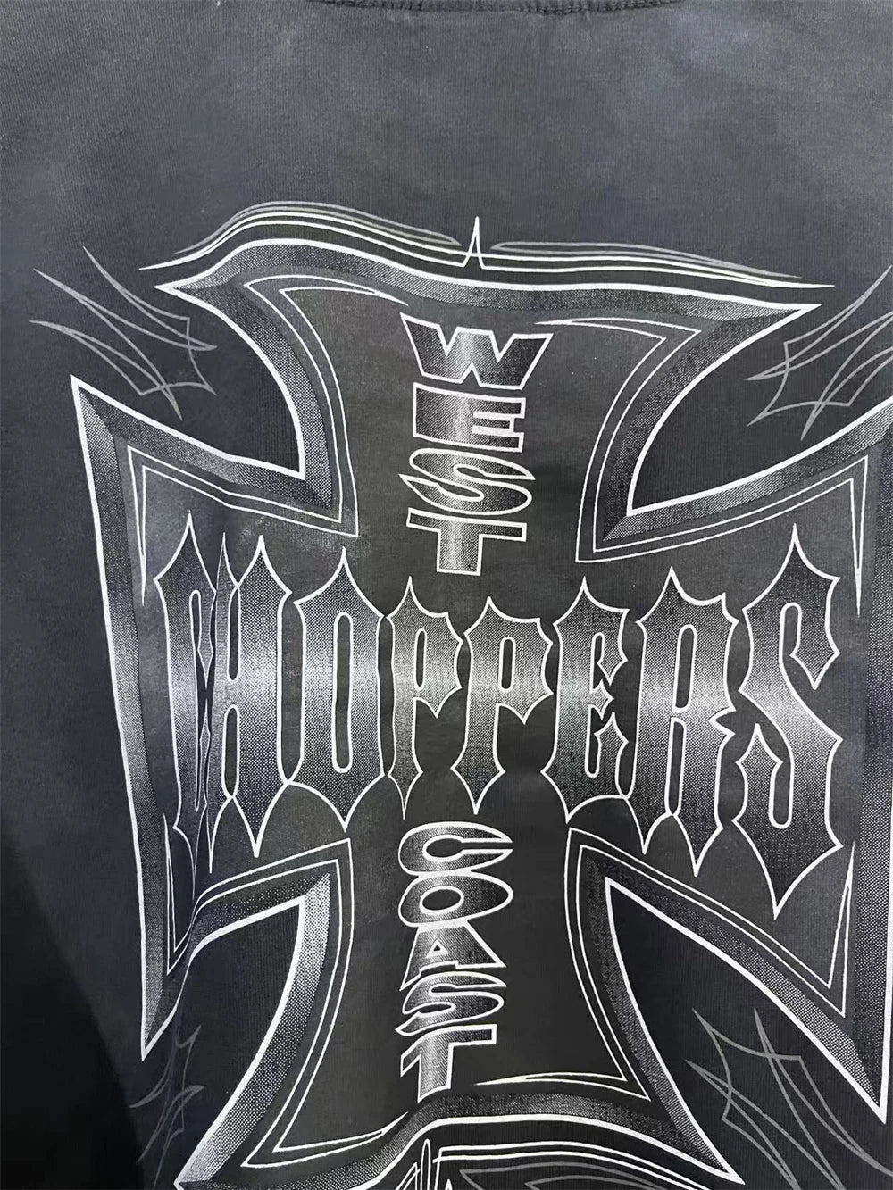 Vintage West Coast Choppers 25SS Rare Edition Long Sleeves T Shirt Men Women Iron Cross Tee Tops T-Shirts