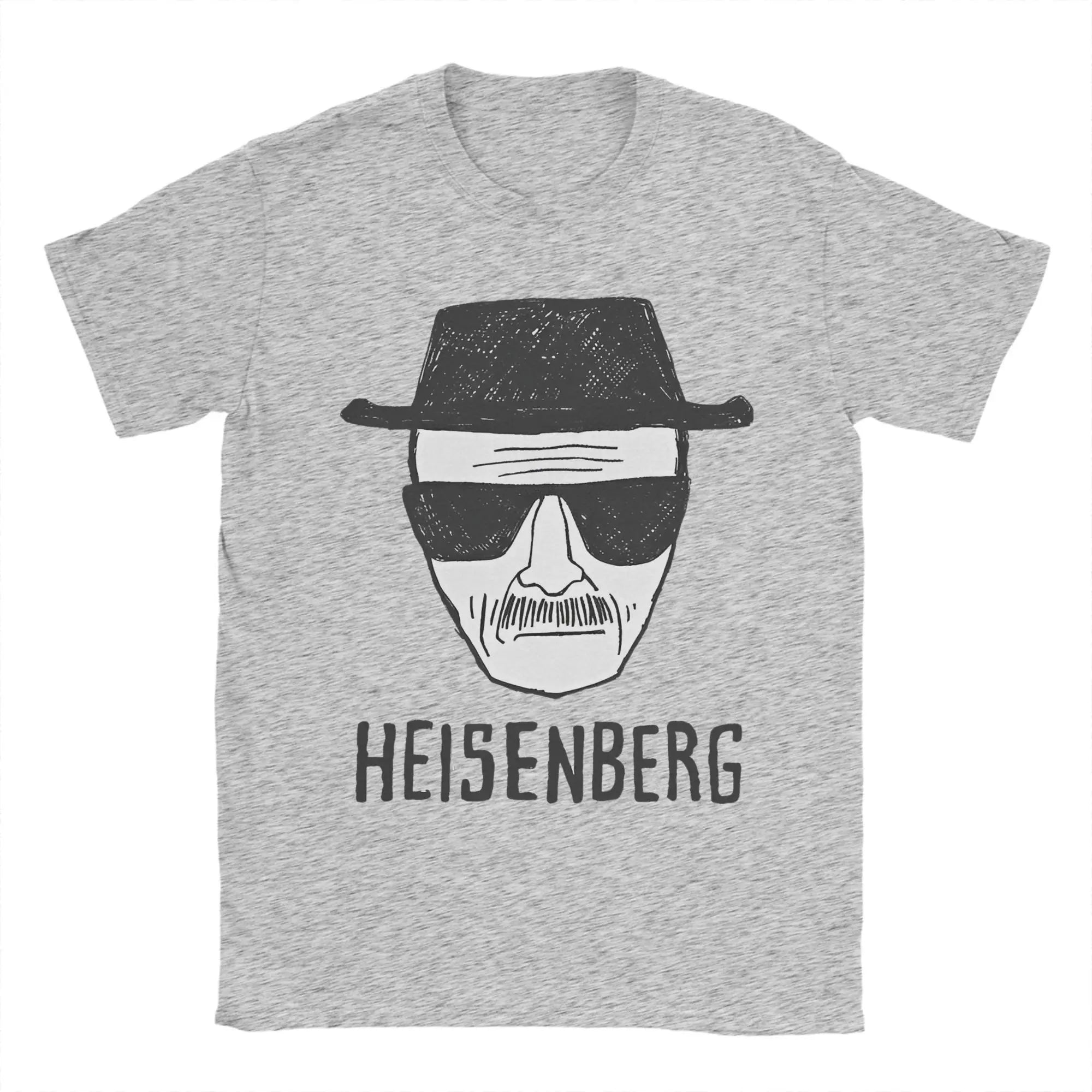 Breaking Bad  Heisenberg Drawing Merch Men Women T Shirt 100% Cotton Tee Printed  Tops T-shirt